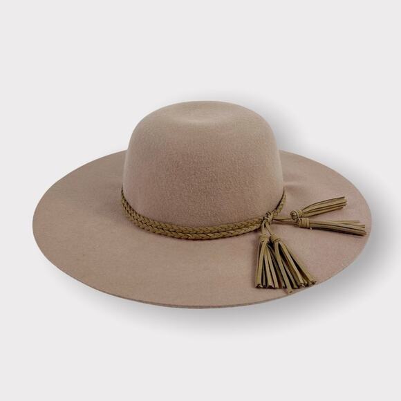 Phase 3 Tassel Band Wool Floppy Hat - Picture 1 of 5